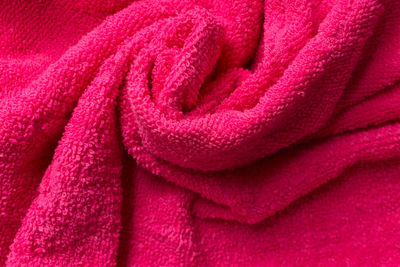 Full frame shot of pink fabric