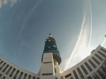 Low angle view of building against sky