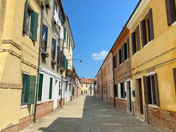 Street amidst buildings in city