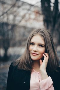 Portrait of a smiling young woman