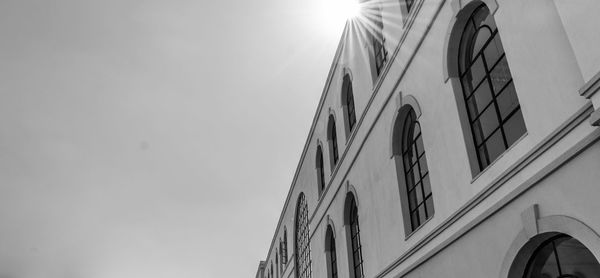 Low angle view of buildings against sky