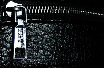 Close-up of text on wall