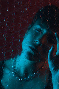 Full frame shot of water in swimming pool