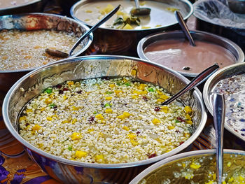 Job's tears sweet thai traditional dessert in large bowl for sale