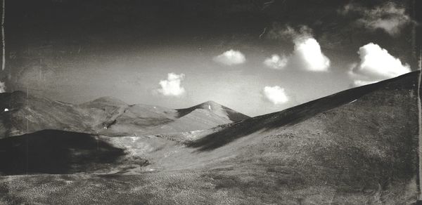 View of mountain range