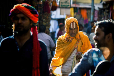 People in temple