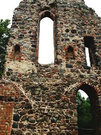 Low angle view of historical building