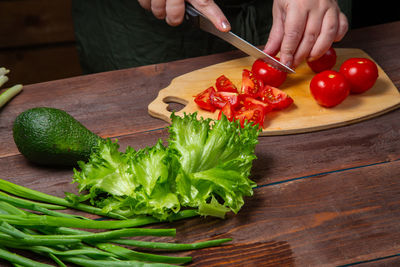 Close-up of food on table