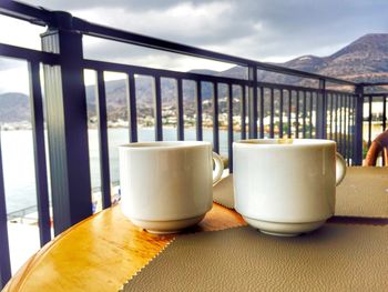 Close-up of food on table