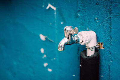 Close-up of hands in swimming pool