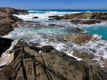 Scenic view of sea