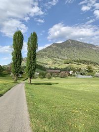 Scenic view of landscape against sky