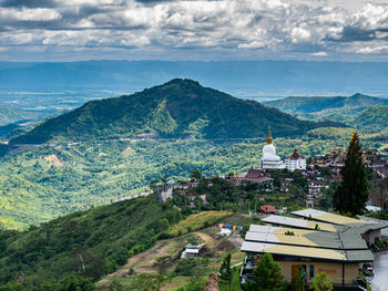 Wonderful view around of the wat phra that pha son kaew phetchabun ,thailand.