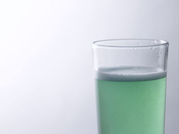 Tablet in a water glass