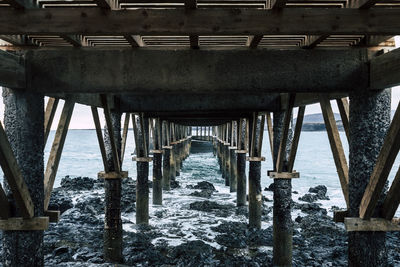 Pier over sea