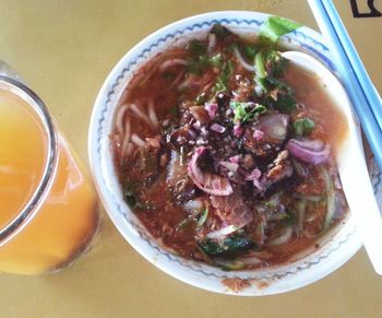 Close-up of food in bowl