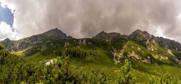 Panoramic view of landscape against sky