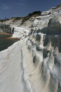 Rock formations at seaside