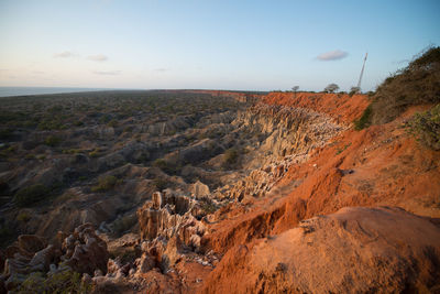 Scenic view of landscape against sky