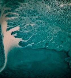 Full frame shot of bubbles in swimming pool