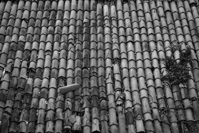 Full frame shot of roof tiles