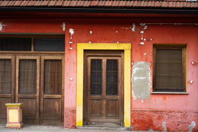 Exterior of old building