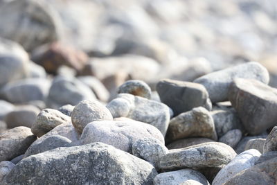 Full frame shot of pebbles