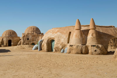 Tozeur, tunisia - may 17, 2017 star wars movie set built in 1977