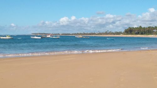 Scenic view of beach