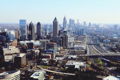 Aerial view of a city