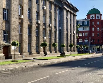 Street amidst buildings in city