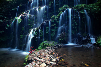 Waterfall in forest