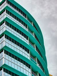 Low angle view of building against sky