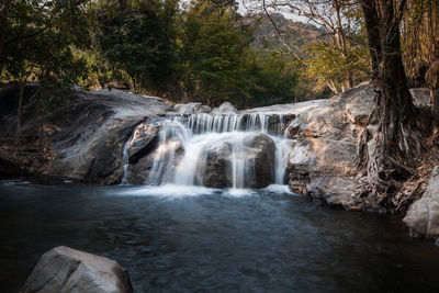 Waterfall in ratchaburi, thailand.