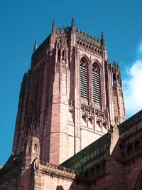 Low angle view of historical building against sky