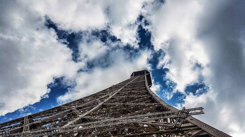 Low angle view of temple against sky