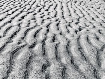 Patterns on sandy beach