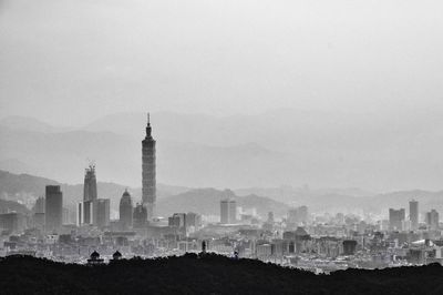 View of cityscape against sky