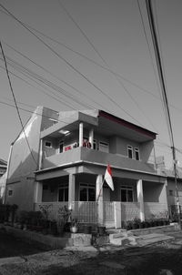 Low angle view of buildings against sky