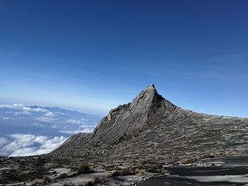 Scenic view of mountain against sky