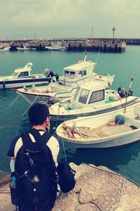 Boat in sea