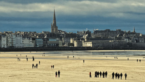 People at beach