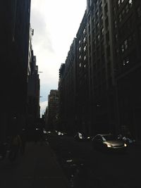 City street with buildings in background