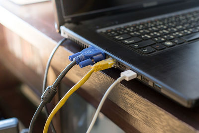 Close-up of computer keyboard