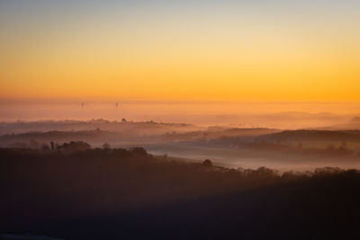 Misty Sunset