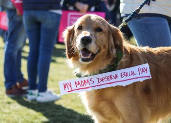 Women with dog