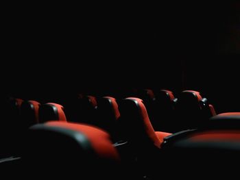 Group of people in the dark