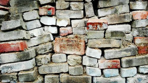 Full frame shot of brick wall