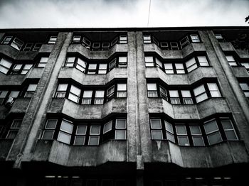 Low angle view of building against sky