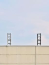 Low angle view of building against sky